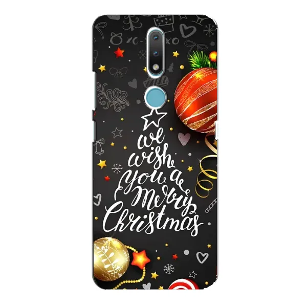 Чехол с рисунком «Елочка» для Nokia 2.4 Чехол с рисунком «Елочка» для Nokia 2.4