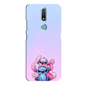 Чехол с рисунком Стич для Nokia 2.4