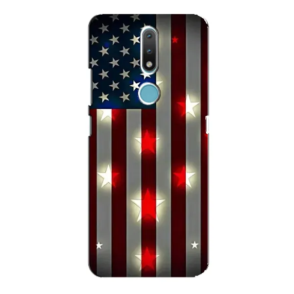 Чехол с рисунком «Флаг США 2» для Nokia 2.4