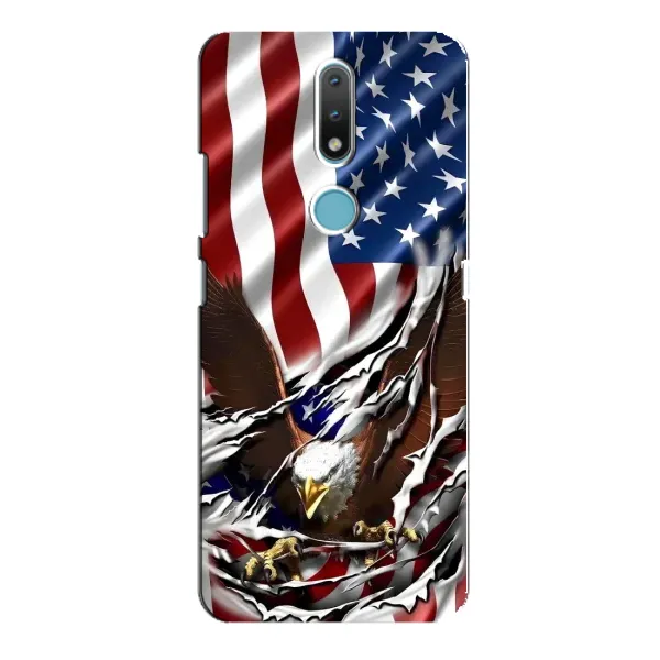 Чехол с рисунком «Флаг USA» для Nokia 2.4