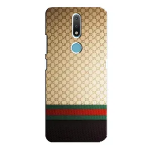 Чехлы Бренд GUCCI для Nokia 2.4 (Фон Гуччи)