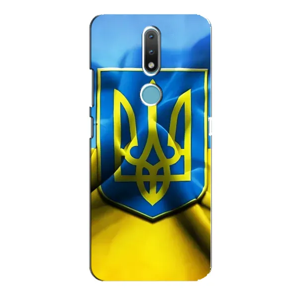 Чехол с рисунком «Герб и Флаг Украины» для Nokia 2.4 Чехол с рисунком «Герб и Флаг Украины» для Nokia 2.4