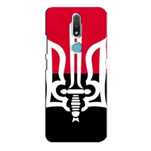 Чохли УПА (Червоно-Чорний) на Nokia 2.4 (Герб України)