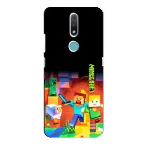 Чохли для Nokia 2.4 (Персонажі МайнКрафт) (Герой Майнкрафт)