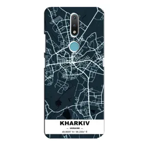 Чехлы силиконовые (Город Харьков) на Нокиа 2.4 (Харьков)