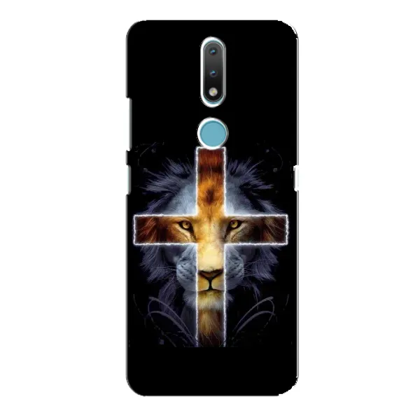 Чехол с рисунком «Иисус Лев» для Nokia 2.4 Чехол с рисунком «Иисус Лев» для Nokia 2.4