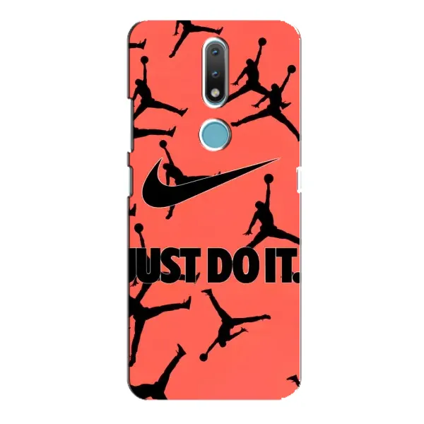 Чехол с рисунком «Just Do It» для Nokia 2.4 Чехол с рисунком «Just Do It» для Nokia 2.4
