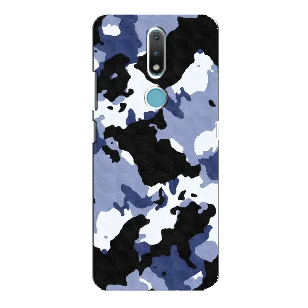Чехол с рисунком «Камуфляжный Серый» для Nokia 2.4 Чехол с рисунком «Камуфляжный Серый» для Nokia 2.4