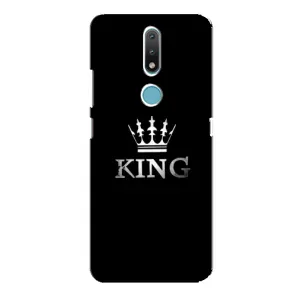 Чехол (Корона на чёрном фоне) для Нокиа 2.4 (KING)