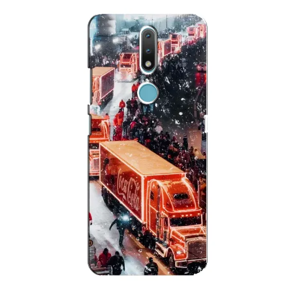 Чехол с рисунком «Кока Кола» для Nokia 2.4 Чехол с рисунком «Кока Кола» для Nokia 2.4