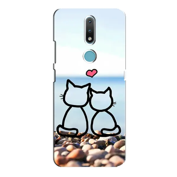 Чехол с рисунком «Котейки» для Nokia 2.4 Чехол с рисунком «Котейки» для Nokia 2.4