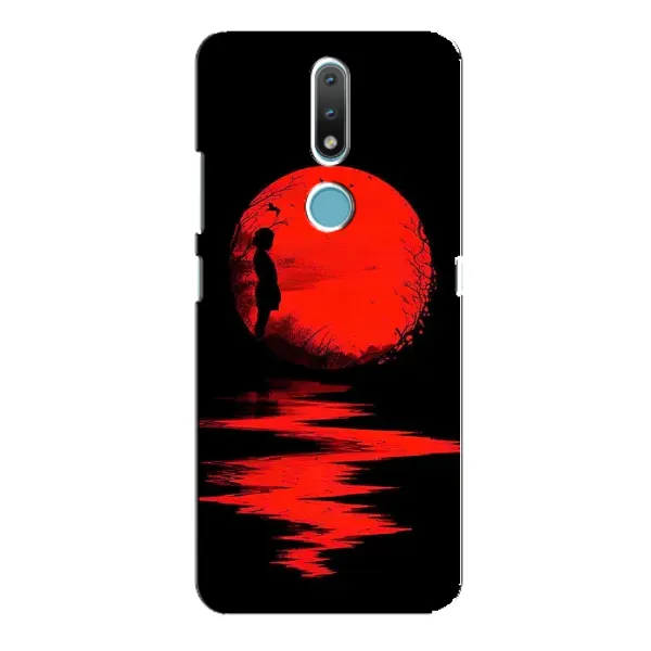 Чохол з малюнком «Червоний Захід сонця» для Nokia 2.4 Чохол з малюнком «Червоний Захід сонця» для Nokia 2.4