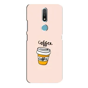 Чехол с изображением вкусной еды для Nokia 2.4 (Кружка кофе)