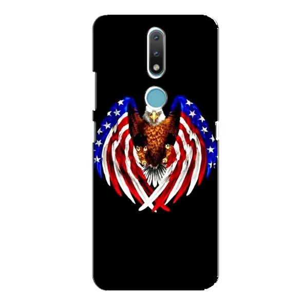 Чехол с рисунком «Крылья США» для Nokia 2.4