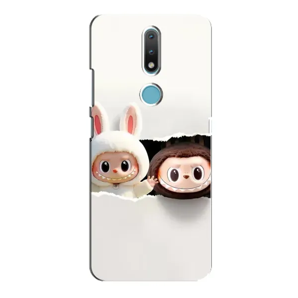 Чохол з малюнком «Фігурки Labubu» для Nokia 2.4 Чохол з малюнком «Фігурки Labubu» для Nokia 2.4