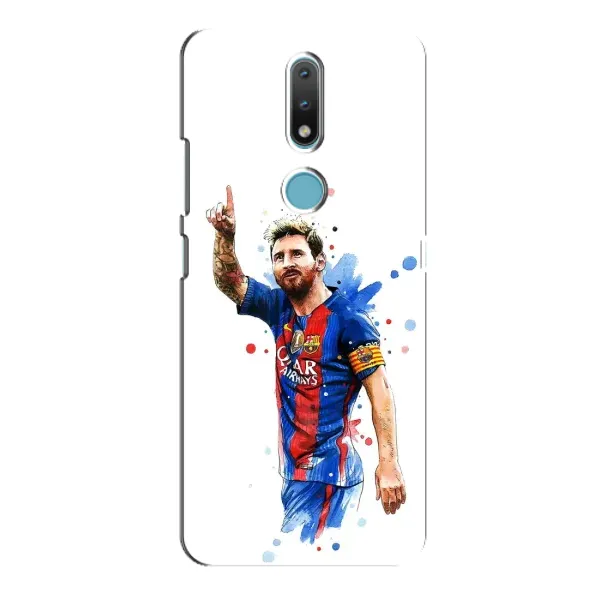 Чехол с рисунком «Leo Messi» для Nokia 2.4 Чехол с рисунком «Leo Messi» для Nokia 2.4