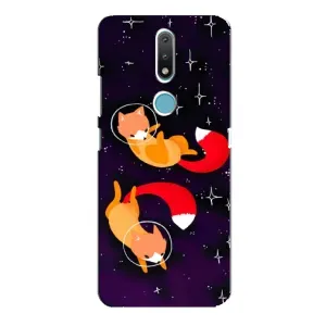 Чохол з Лисичкою для Nokia 2.4 (Лисиці)