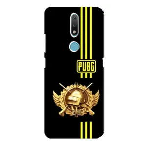 Чохол (TPU) з картинкою "Лого Пабг" на Нокіа 2.4 (Логотип PUPG)
