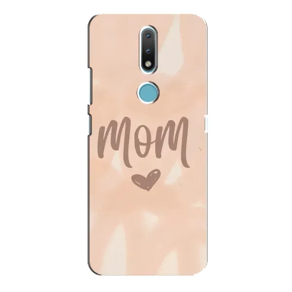 Чехол с рисунком «Love mom» для Nokia 2.4 Чехол с рисунком «Love mom» для Nokia 2.4