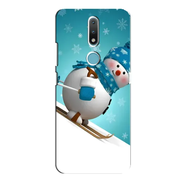 Чехол с рисунком «Лыжник» для Nokia 2.4 Чехол с рисунком «Лыжник» для Nokia 2.4
