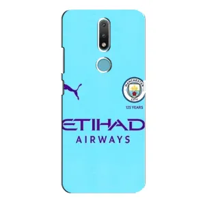 Силіконові Чохли з принтом Футбол на Nokia 2.4 (Man City)