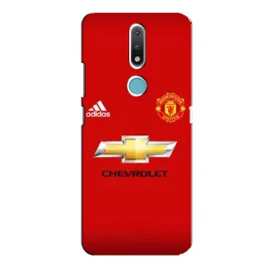 Силіконові Чохли з принтом Футбол на Nokia 2.4 (Man United)