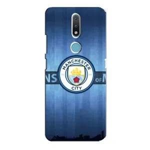 Силіконові Чохли з принтом Футбол на Nokia 2.4 (ManCity)