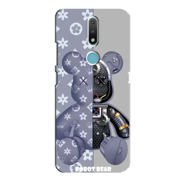 Чехол с рисунком «Медведь Louis Vuitton» для Nokia 2.4