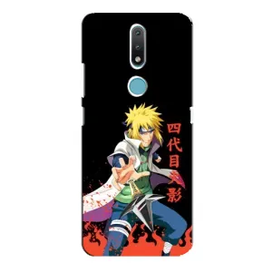 Купить Чехлы на телефон с принтом Anime для Nokia 2.4 (Минато)