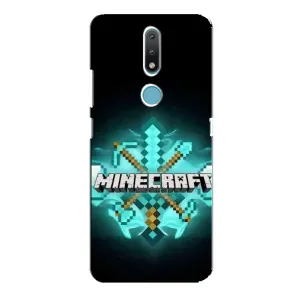 Чохол майнкрафт для Nokia 2.4 (MineCraft 2)