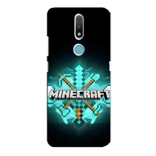 Чехол с рисунком «MineCraft 2» для Nokia 2.4