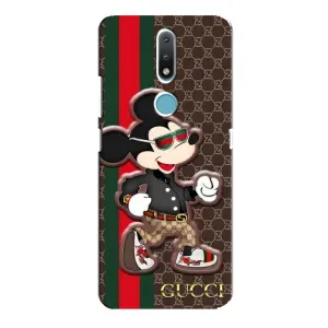 Чехлы Бренд GUCCI для Nokia 2.4 (Маус Гуччи)