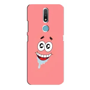 Чехлы с Патриком на Nokia 2.4 (Мордочка Патрика)