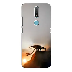 Чехол дракон Беззубик для Nokia 2.4 (Мультиик Беззубик)