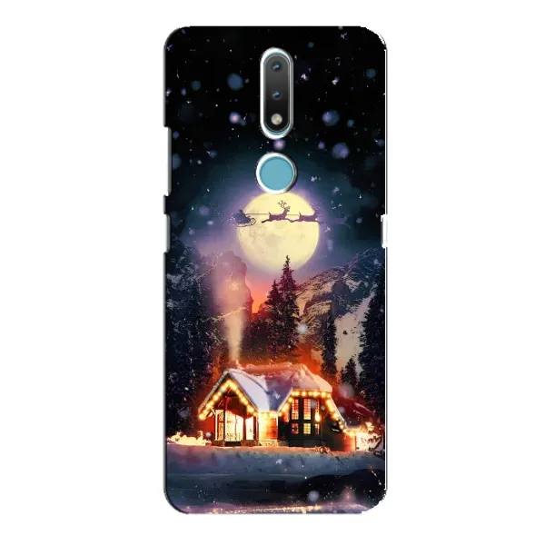 Чехол с рисунком «Настроение зимнее» для Nokia 2.4 Чехол с рисунком «Настроение зимнее» для Nokia 2.4