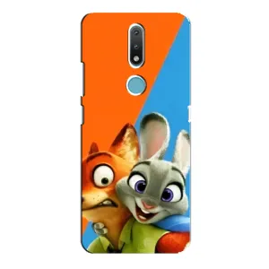 Чехлы ЗВЕРОПОЛИС для Nokia 2.4 (Ник и Хопс)