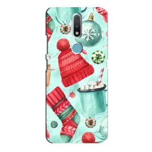 Чохол Санта Клаус для Nokia 2.4 (Одяг)
