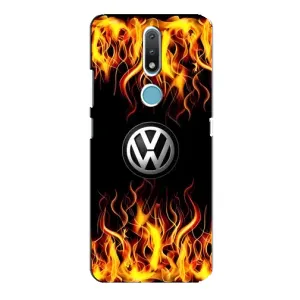 Чехол "Фольксваген" для Nokia 2.4 (Огненный Лого)