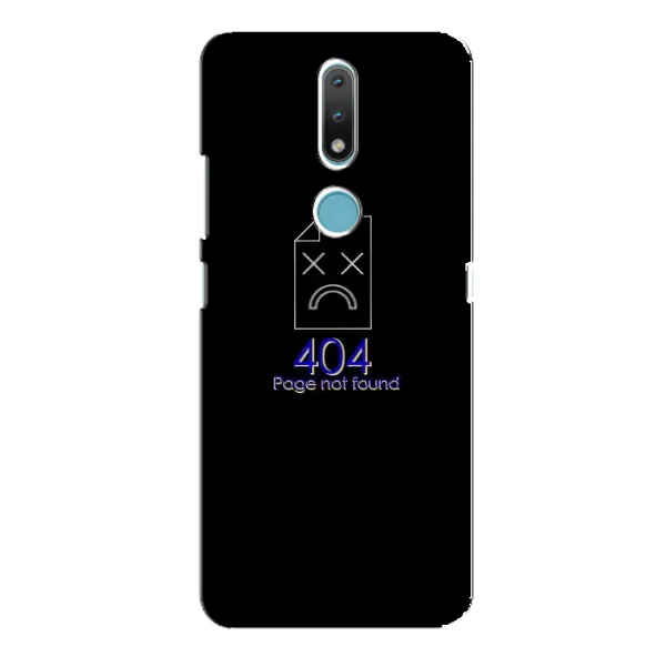 Чехол с рисунком «Ошибка 404» для Nokia 2.4