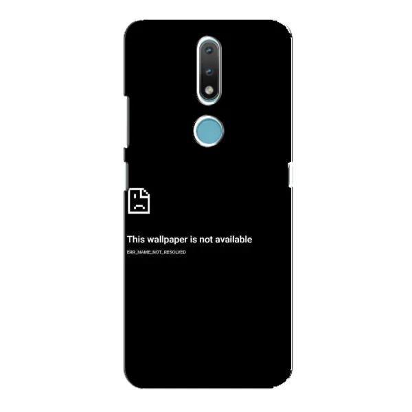 Чехол с рисунком «Ошибка» для Nokia 2.4