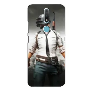 Чохол з картинкою "Герой Pubg" на Nokia 2.4 (Пабг)