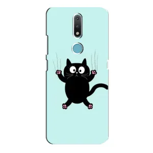 Силіконовий чохол з котиком для Nokia 2.4