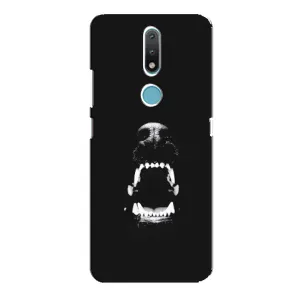 Чехол с рисунком «Пасть добермана» для Nokia 2.4