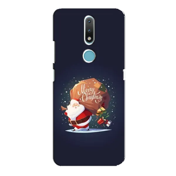 Чехол с рисунком «Подарки от Санты» для Nokia 2.4
