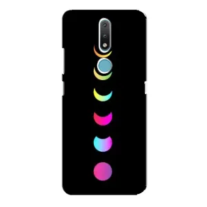 Чохол (ТПУ) з планетами на Nokia 2.4 (Повнолуння)