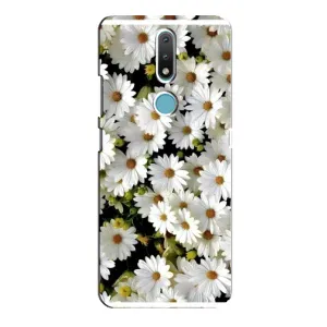 Чехол с ромашками на Nokia 2.4 (Рамка в ромашках)