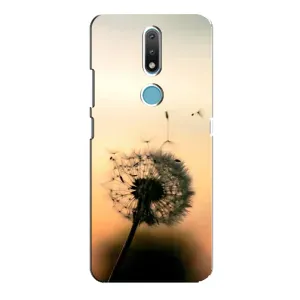Силиконовый Чехол с одуванчиками на Nokia 2.4 (Роздумаханый одуванчик)
