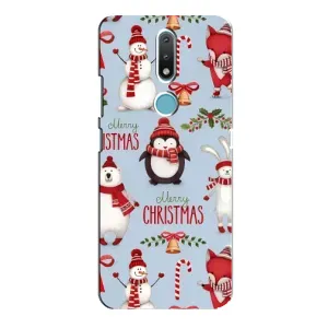 Чохол Санта Клаус для Nokia 2.4 (Різдвяний)