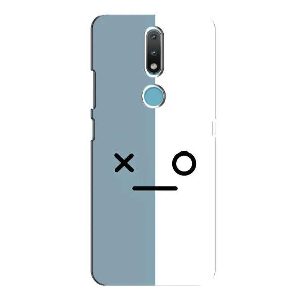 Чехол с рисунком «Серо-белый» для Nokia 2.4 Чехол с рисунком «Серо-белый» для Nokia 2.4