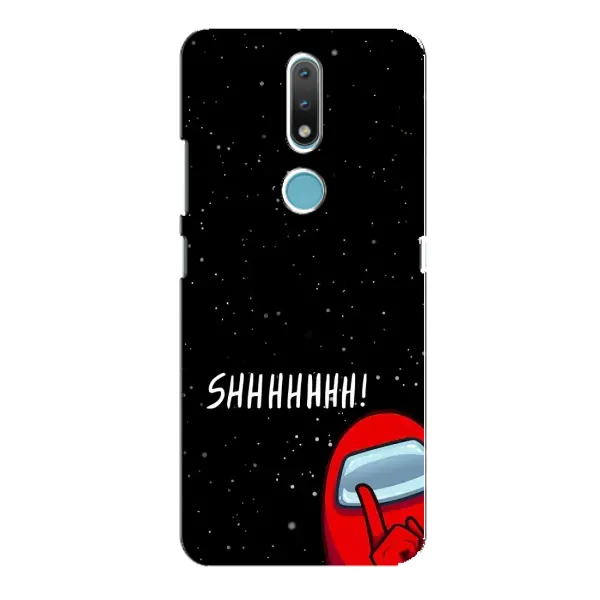 Чехол с рисунком «SHHHHH» для Nokia 2.4 Чехол с рисунком «SHHHHH» для Nokia 2.4